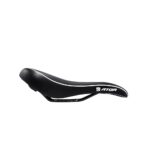 ASIENTO ATOM AT-1475 NEGRO/RAYAS BLANCAS RIEL NEGRO TW - Imagen 2