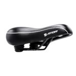 ASIENTO ATOM AT-6103E NEGRO/RAYAS BLANCAS RIEL NEGRO TW - Imagen 2