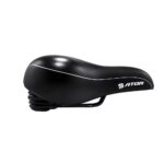 ASIENTO ATOM AT-6115E NEGRO/RAYAS BLANCAS RIEL NEGRO TW - Imagen 2