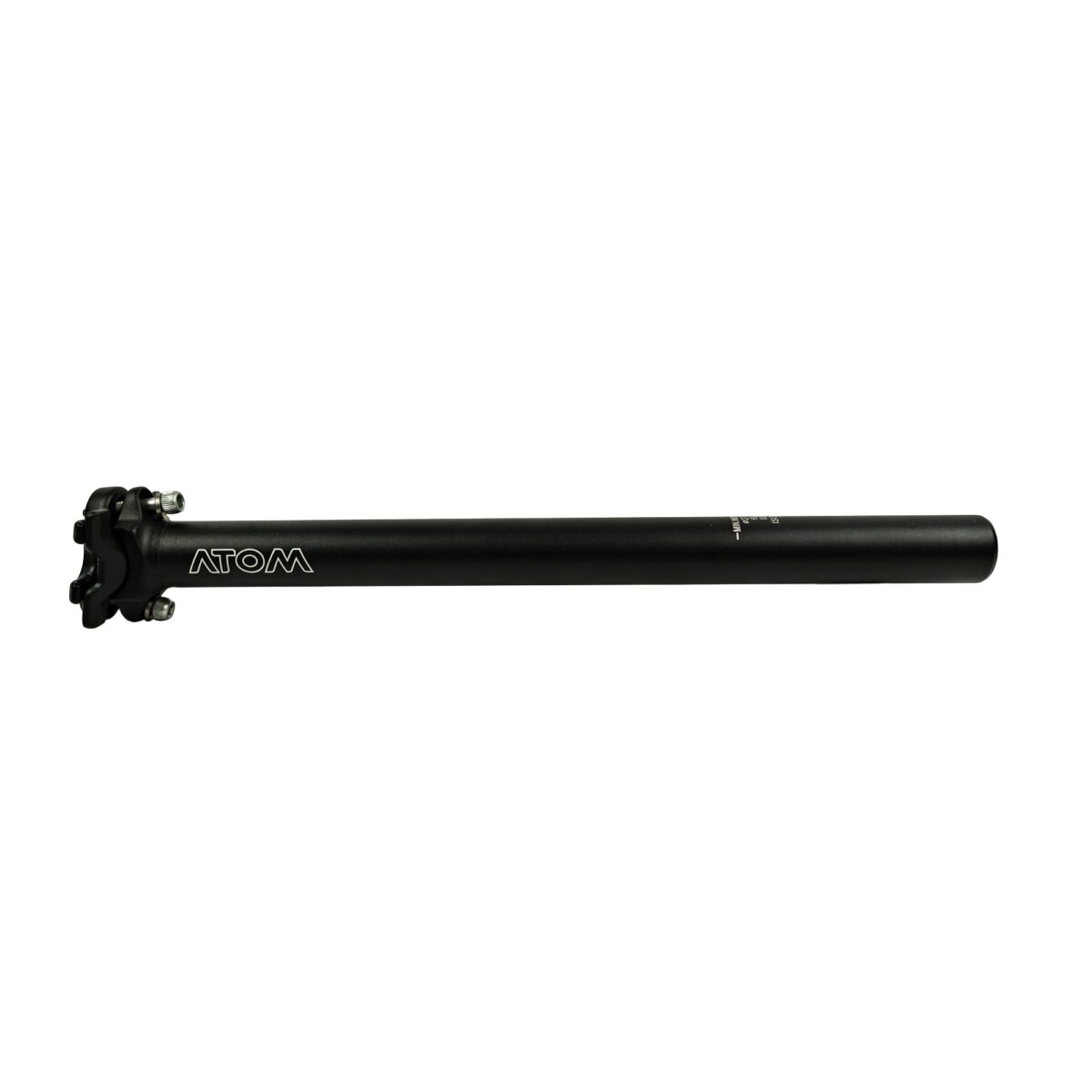 TUBO DE ASIENTO RECTO ATOM Ø27.2*350MM ALLOY NEGRO - Imagen 1