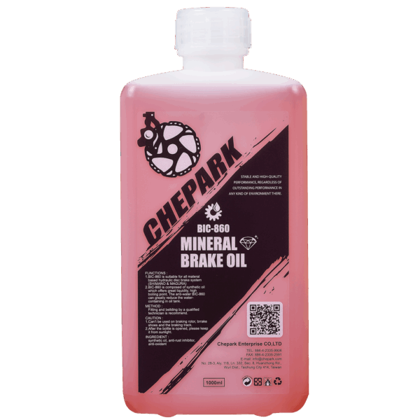 ACEITE MINERAL CHEPARK BIC-860 1000ML P/FRENO HIDRAULICO