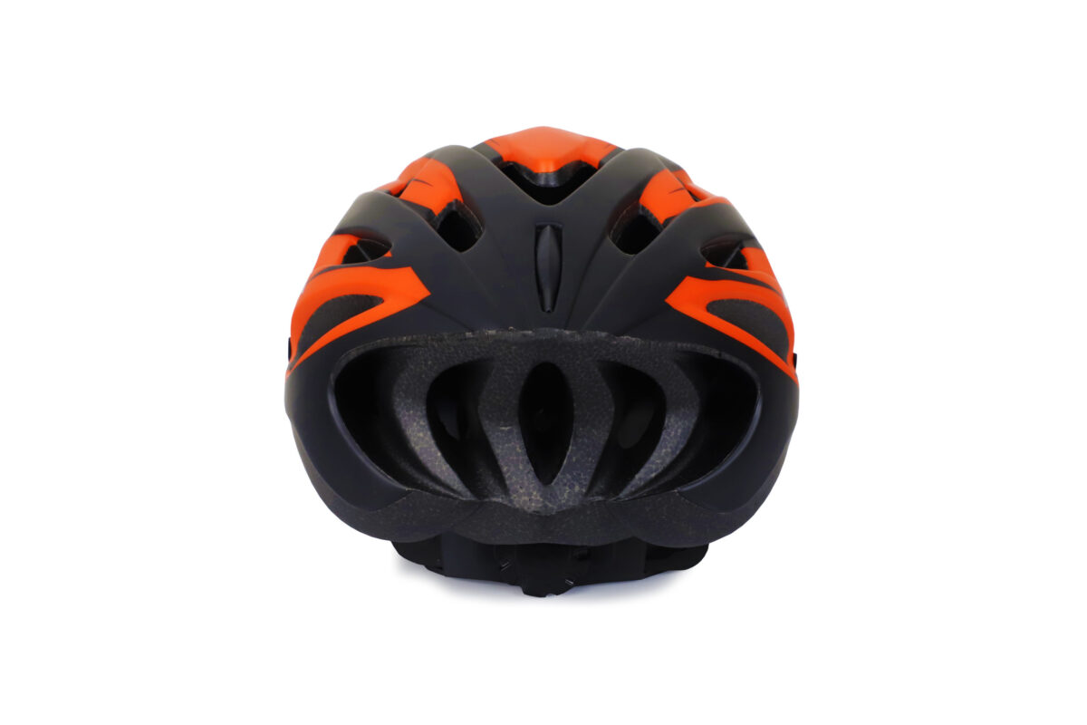 CASCO ATOM CE EN 1078 AT-710 NEGRO/NARANJA NEON MATE T:M - Imagen 4