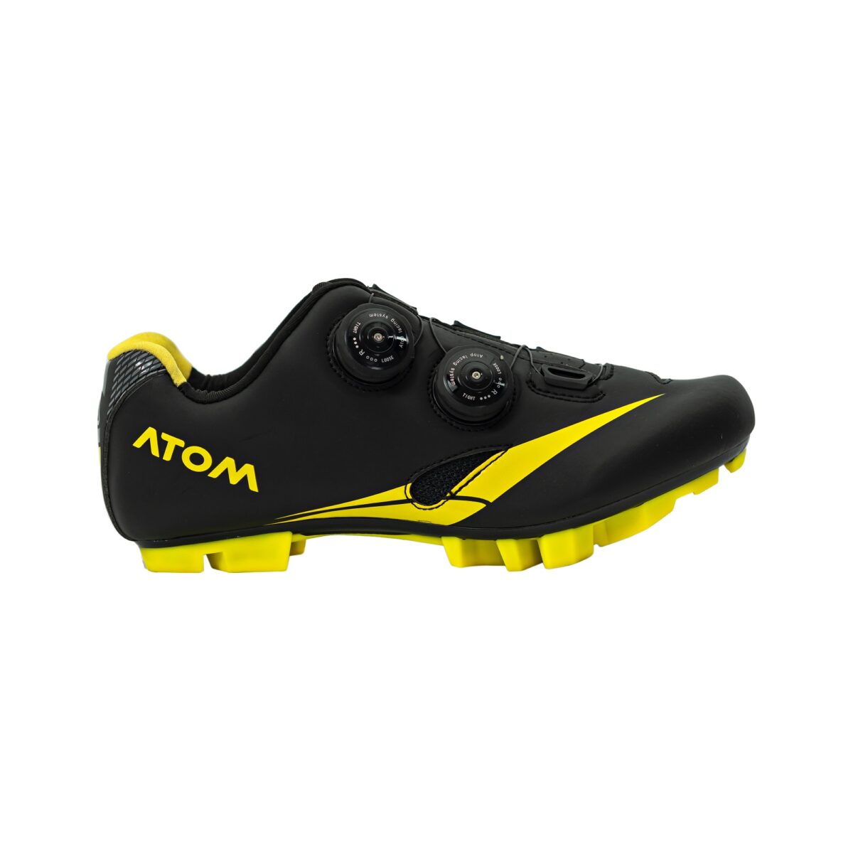 ZAPATILLA ATOM HUNTER AT04 NEGRO/AMARILLO NEON - Imagen 2