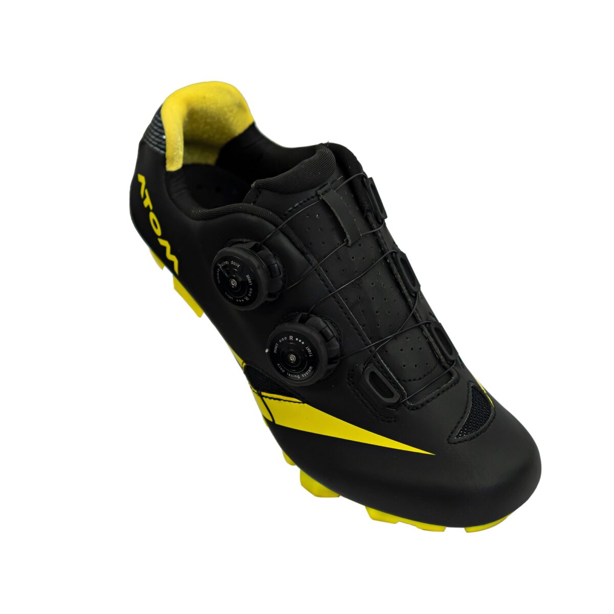 ZAPATILLA ATOM HUNTER AT04 NEGRO/AMARILLO NEON - Imagen 4