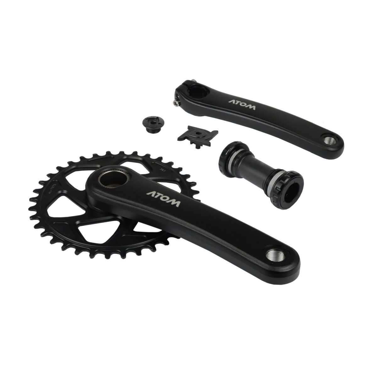 CATALINA INTEGRADA ATOM MTB MPX-CR096A-TT 11V 11/128*36T*175MM - Imagen 2