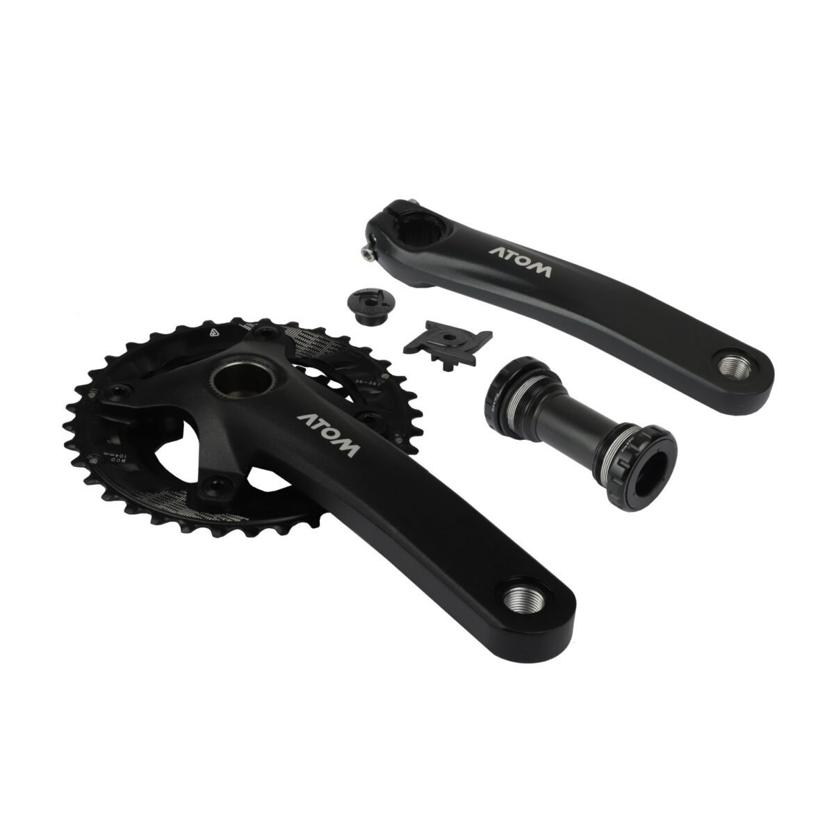 CATALINA INTEGRADA ATOM MTB VORTEX-551-TT 10V 26*36T*175MM W/BB73 - Imagen 2