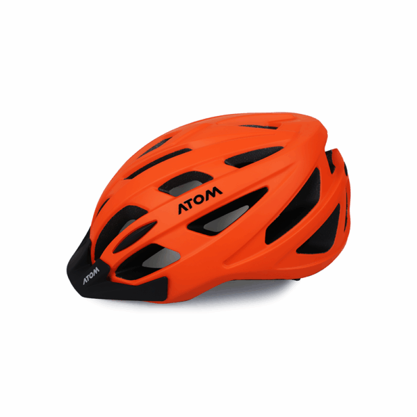 CASCO ATOM CERTIFICADO EN1078 AT-306 NARANJA NEON