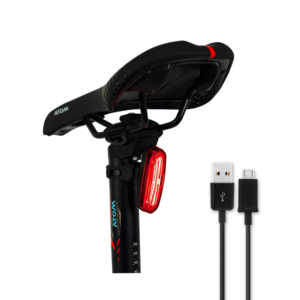 LUZ POSTERIOR ATOM AT-096 100LM 600MAH - Imagen 1