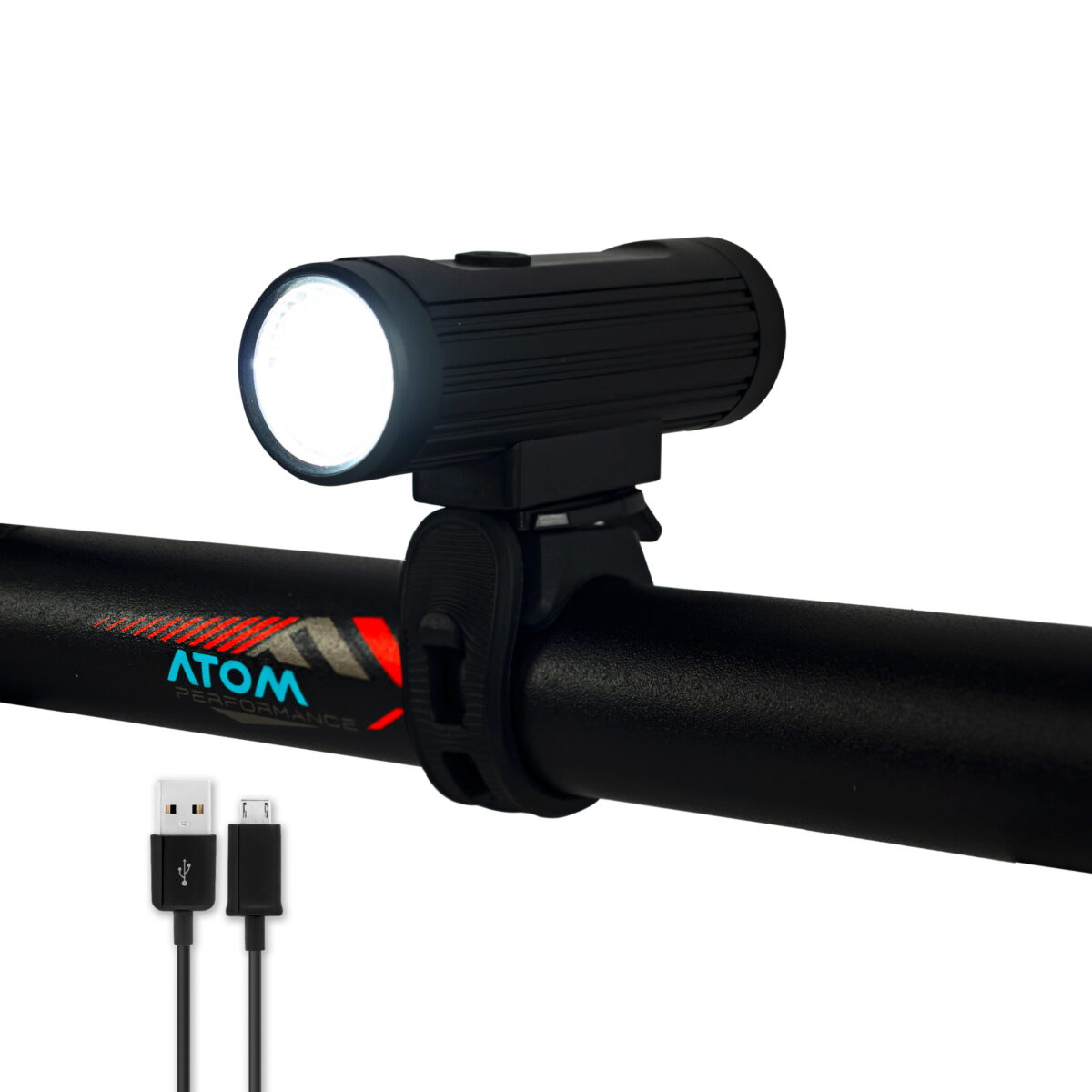 LUZ DELANTERO ATOM AT-3322 700LM 2600MAH - Imagen 1