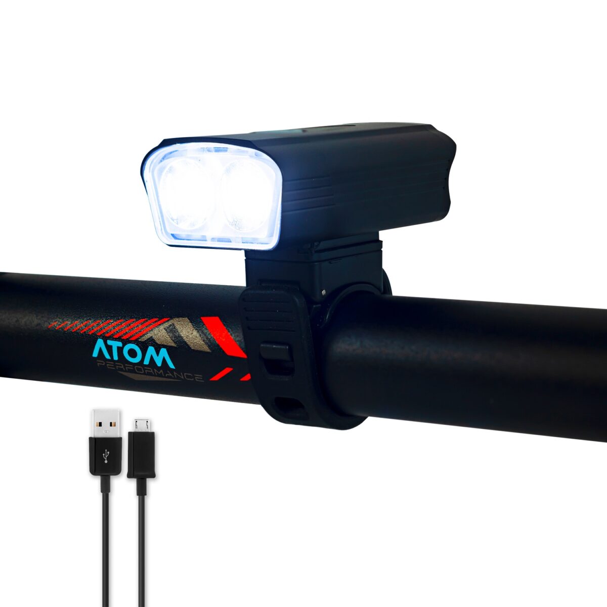 LUZ DELANTERO ATOM AT-3205 900LM 2800MAH - Imagen 1