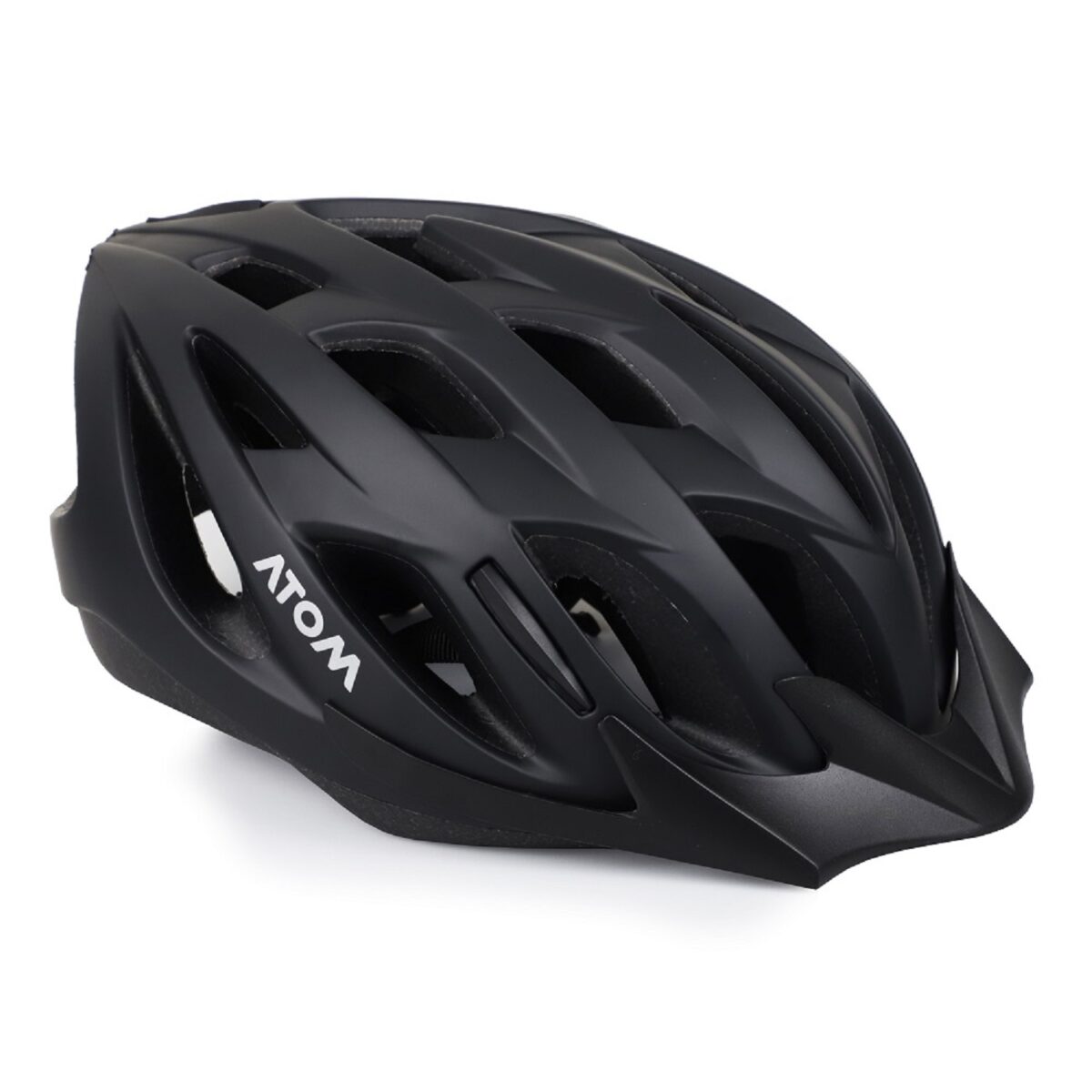 CASCO ATOM CERTIFICADO EN1078 AT-710 NEGRO MATE - Imagen 2