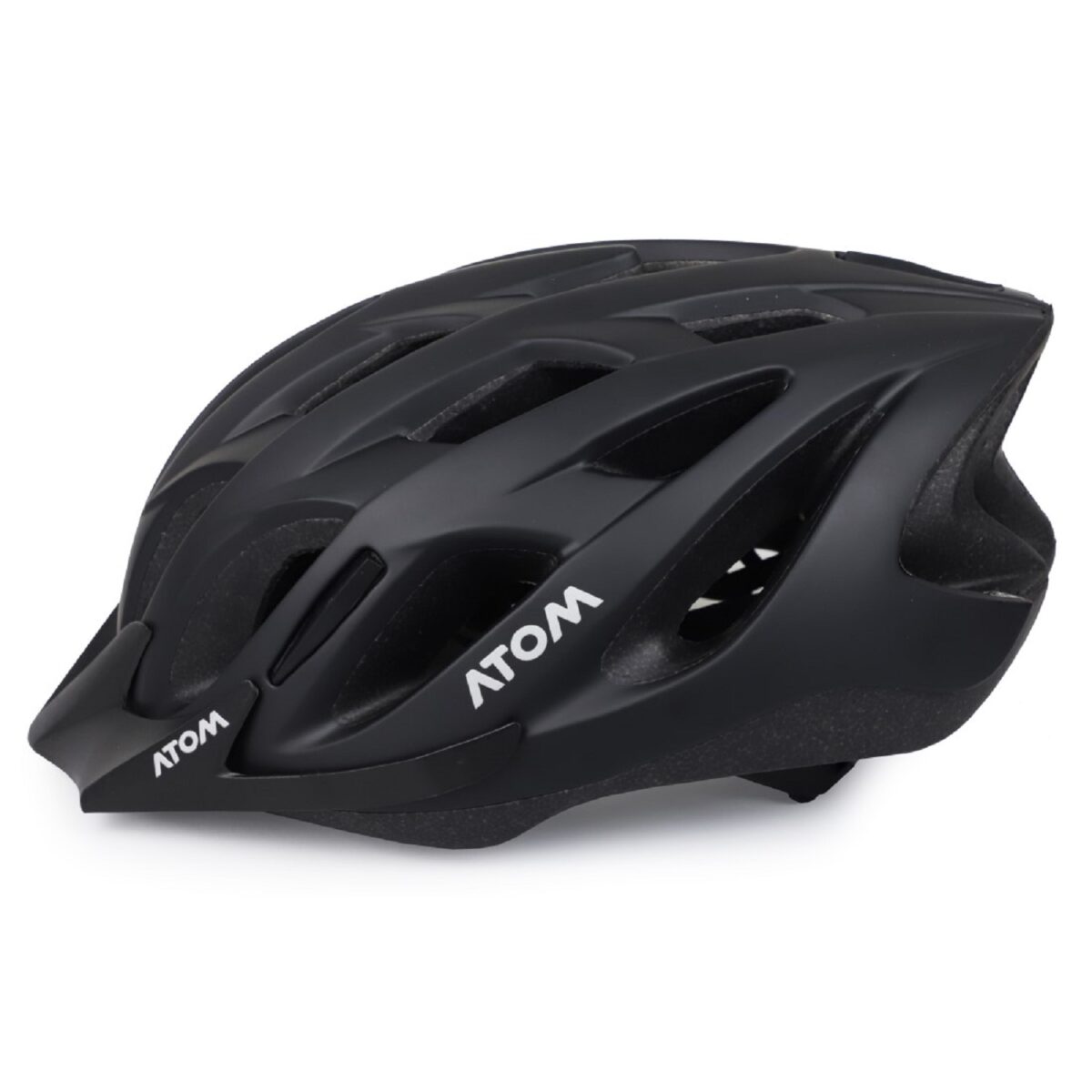 CASCO ATOM CERTIFICADO EN1078 AT-710 NEGRO MATE - Imagen 1