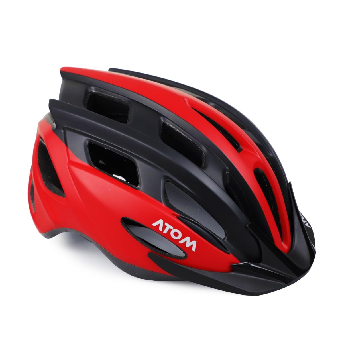 CASCO ATOM CE EN 1078 AT-328 NEGRO/ROJO T:M - Imagen 2
