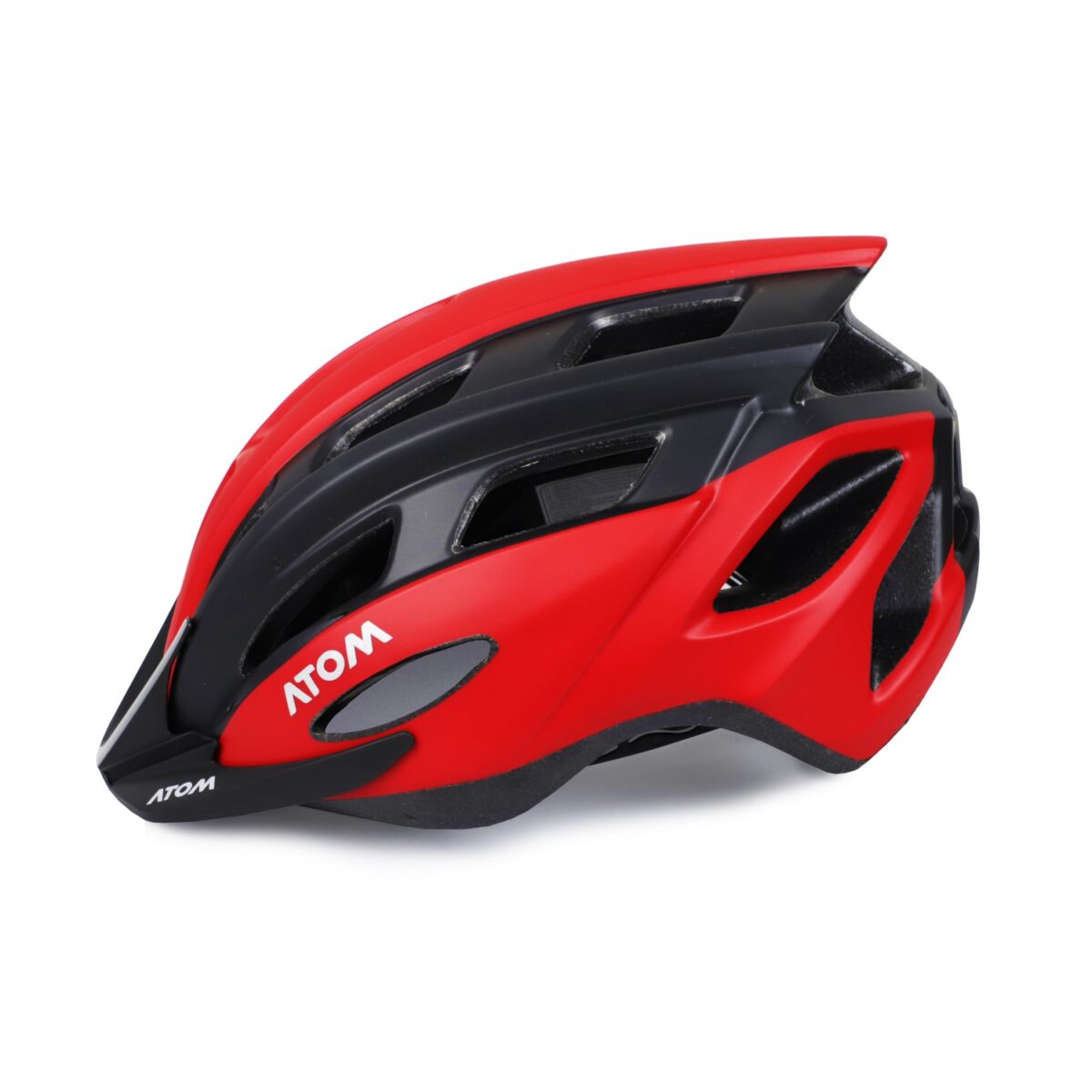 CASCO ATOM CE EN 1078 AT-328 NEGRO/ROJO T:M - Imagen 1
