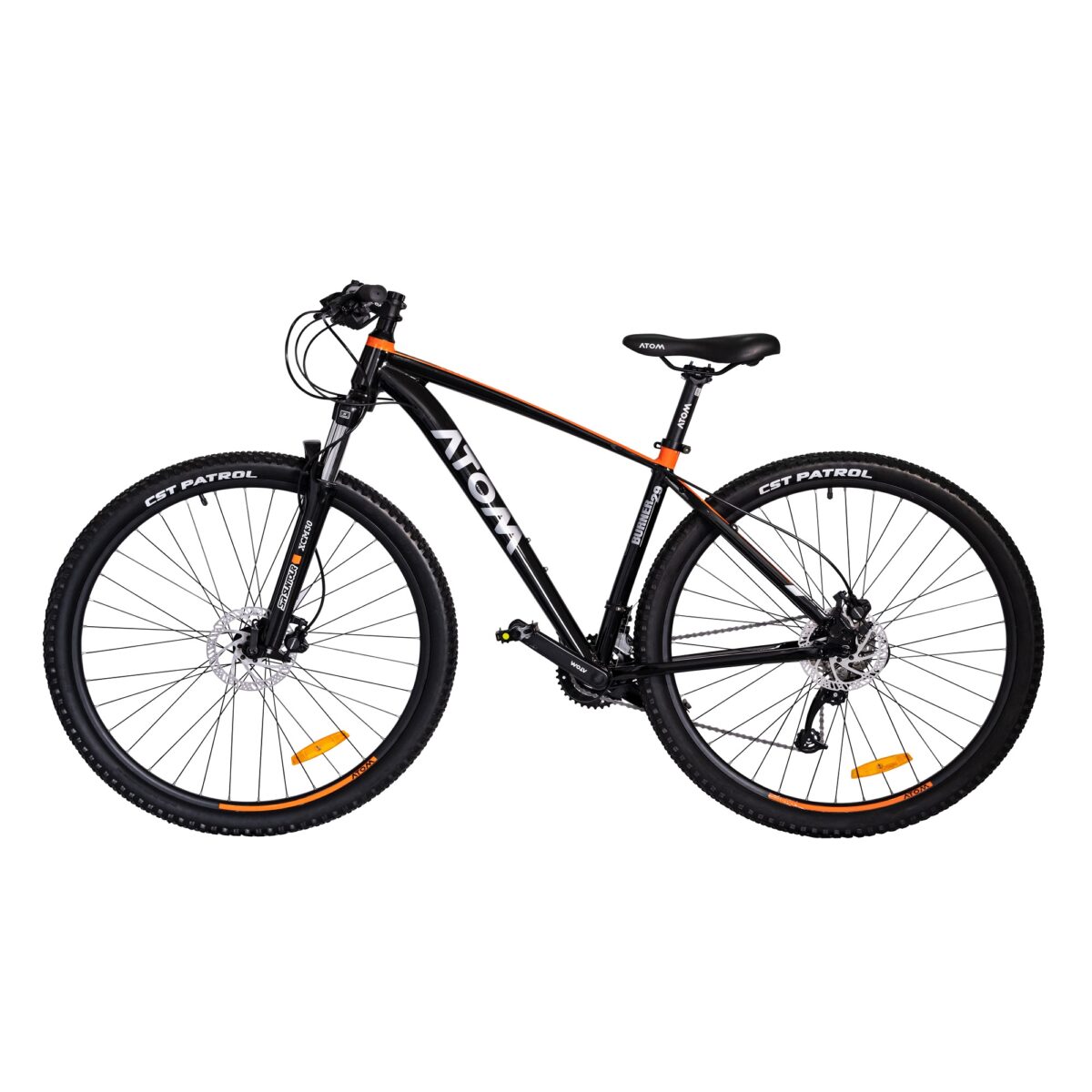 BICICLETA ATOM BURNER 29 GLOSS NEGRO/NARANJA - Imagen 2