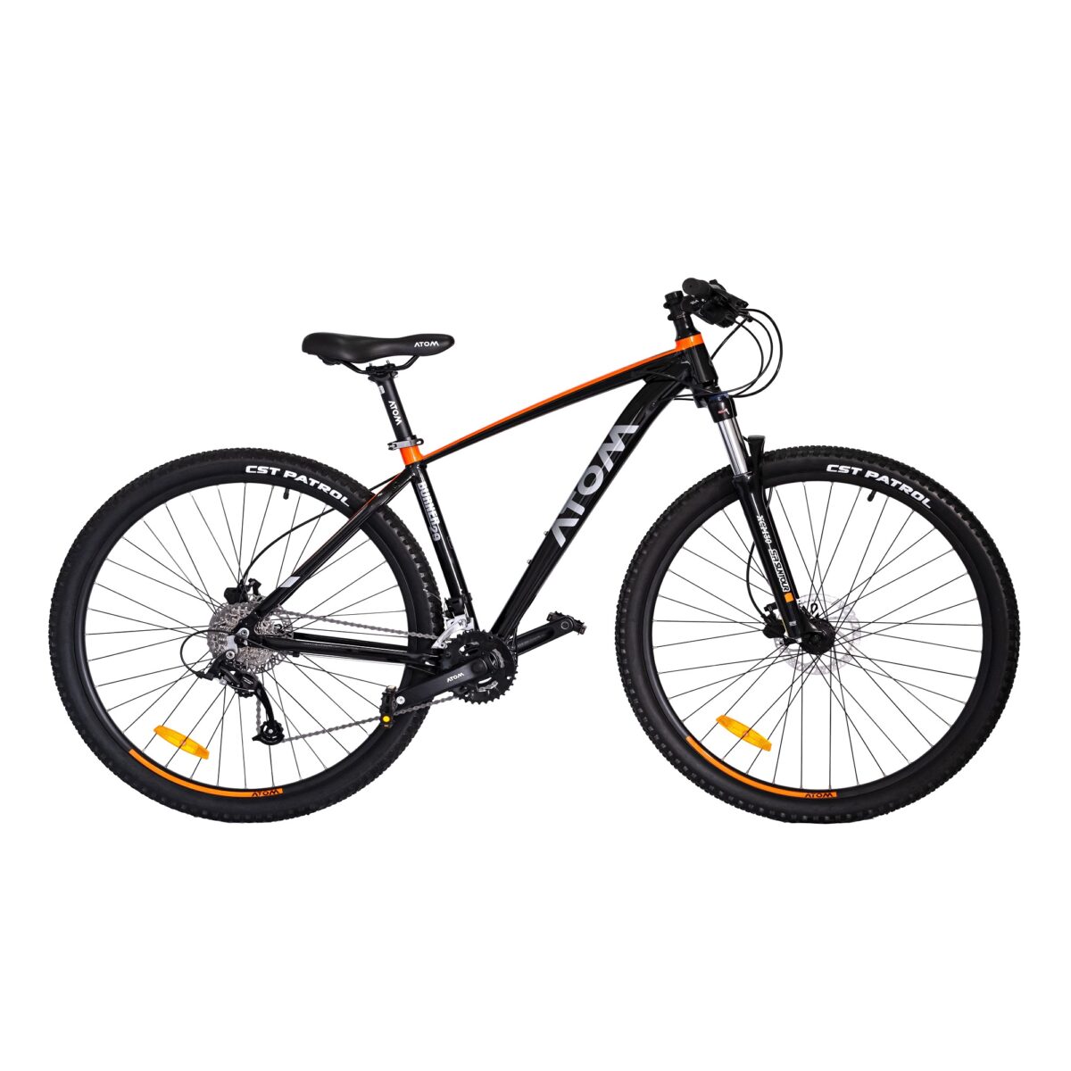 BICICLETA ATOM BURNER 29 GLOSS NEGRO/NARANJA - Imagen 1