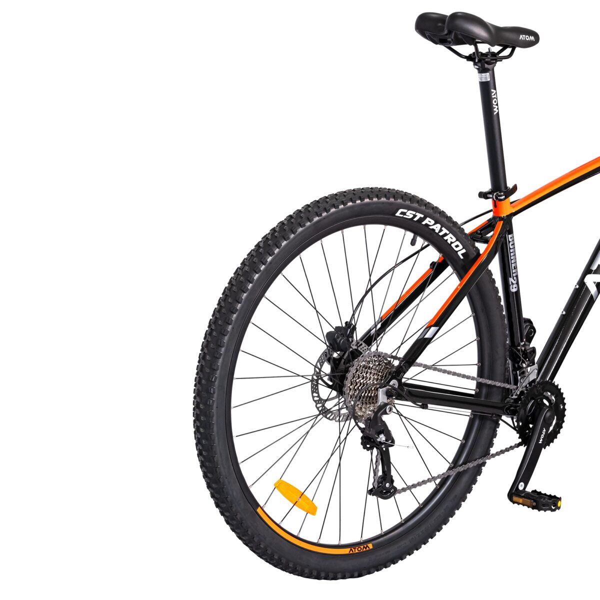 BICICLETA ATOM BURNER 29 GLOSS NEGRO/NARANJA - Imagen 8