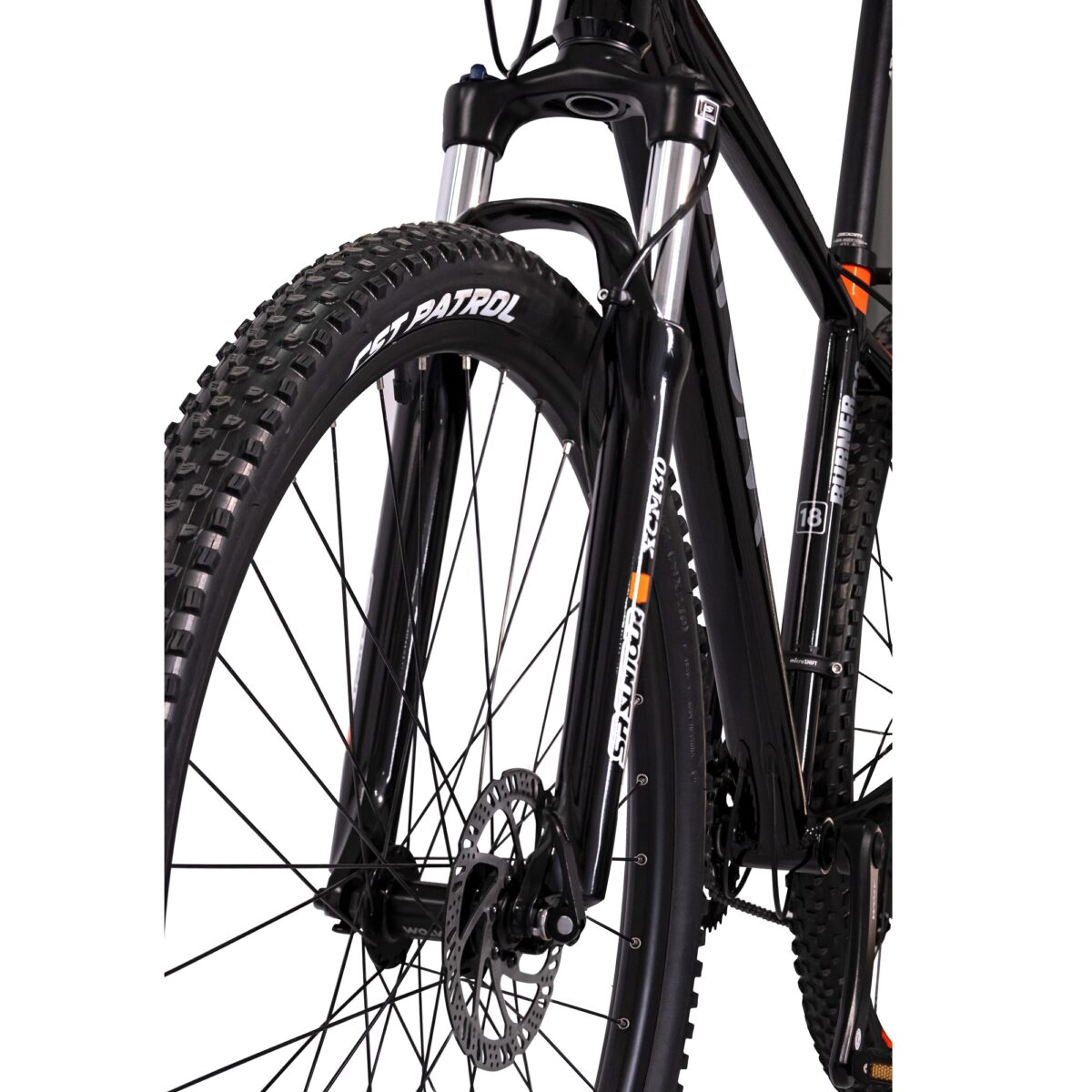 BICICLETA ATOM BURNER 29 GLOSS NEGRO/NARANJA - Imagen 9