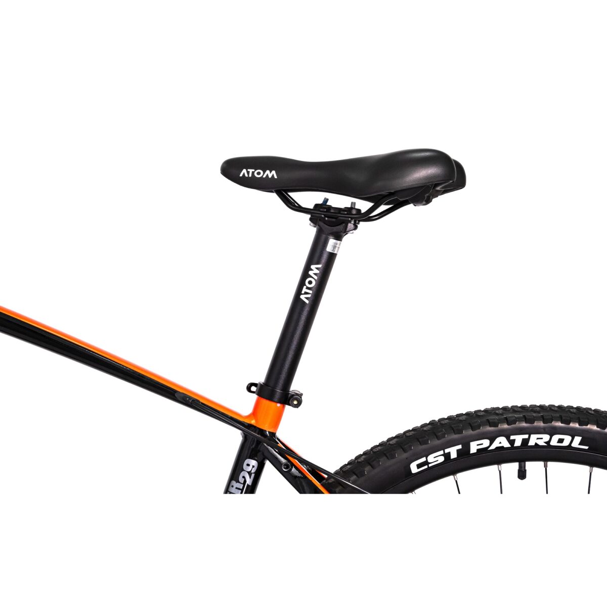 BICICLETA ATOM BURNER 29 GLOSS NEGRO/NARANJA - Imagen 10