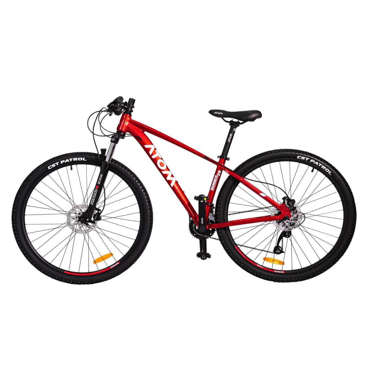 BICICLETA ATOM BURNER 29 GLOSS ROJO OSCURO - Imagen 2