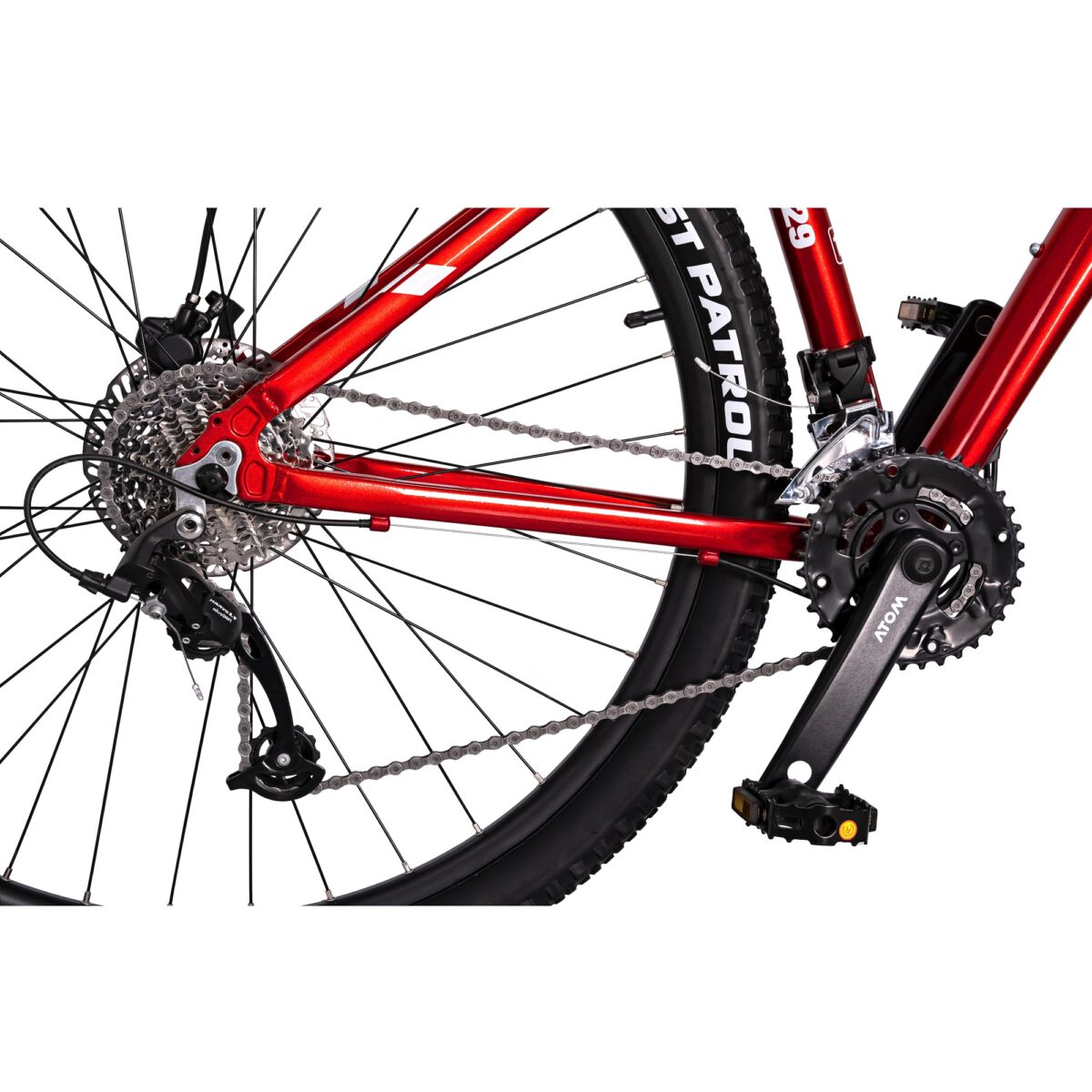 BICICLETA ATOM BURNER 29 GLOSS ROJO OSCURO - Imagen 5