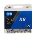 CADENA KMC X9 1/2"X11/128" 116L PLATEADO/PLATEADO