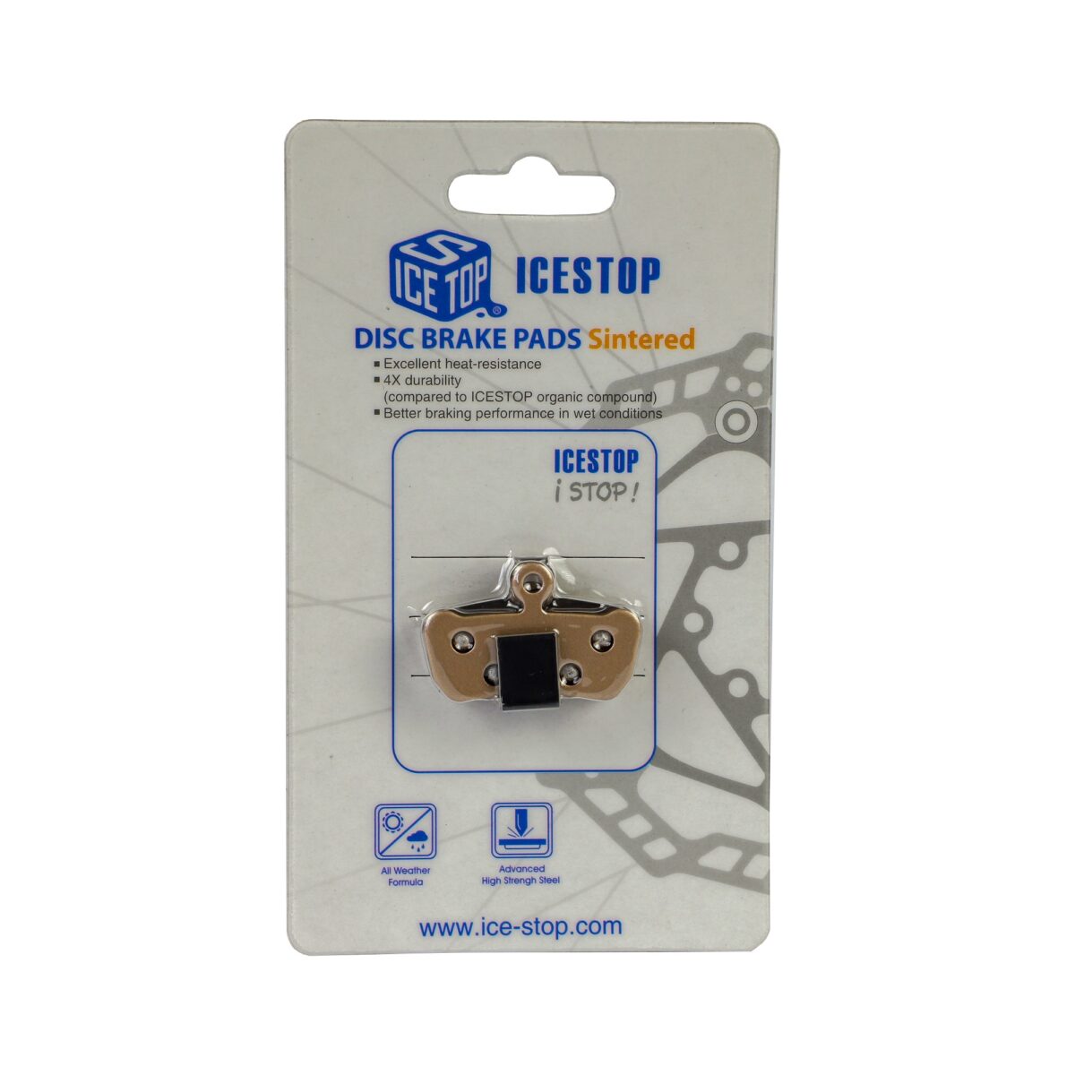 PASTILLA DE FRENO ICESTOP BP-57S & SP-57 SINTETICO COMPATIBLE SRAM ULTIMATE Y AVID XO - Imagen 1