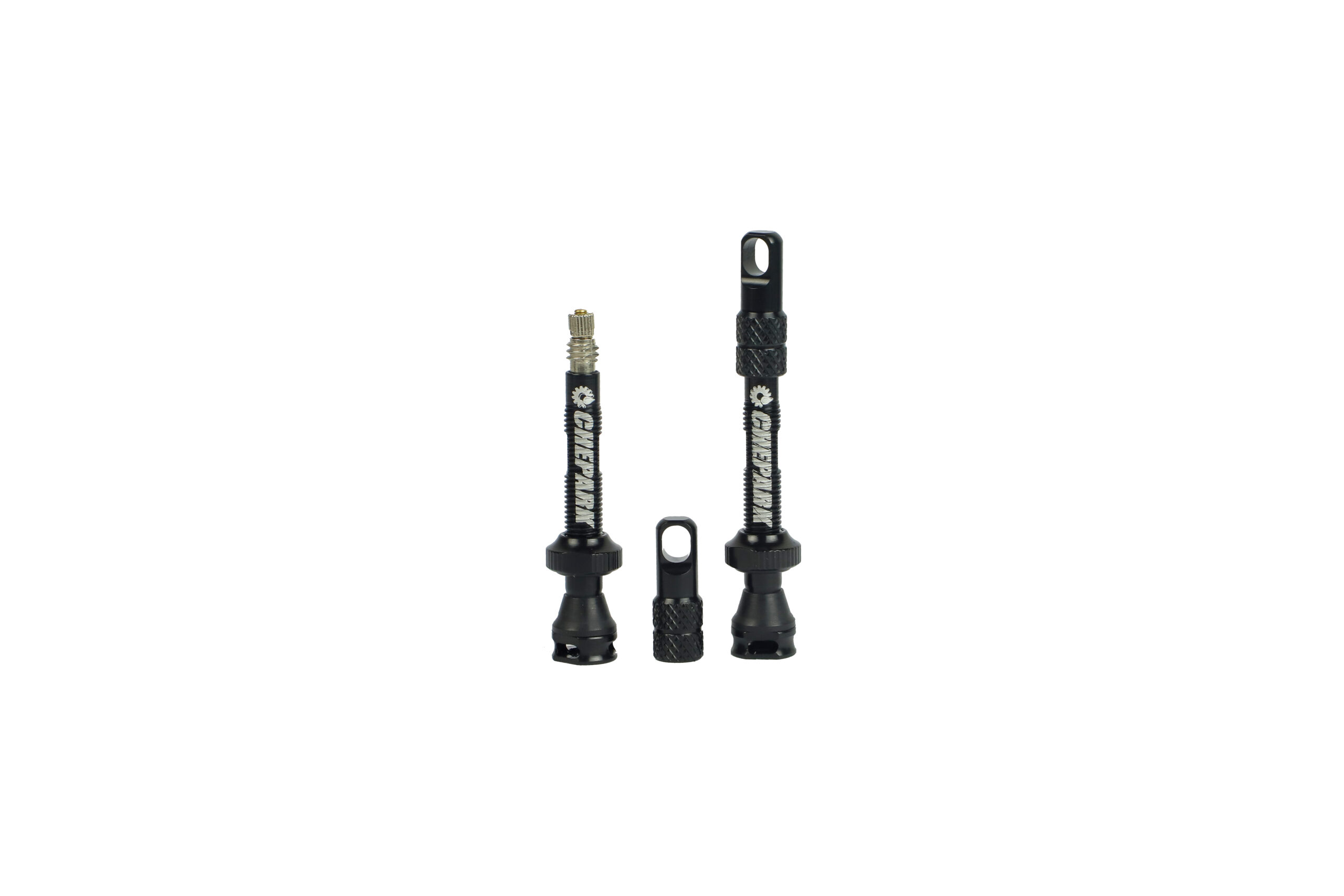 1600027 (2) VÁLVULA TUBELESS CHEPARK TIL-60A 45MM NEGRO MTB C/REMOVEDOR - Imagen 2