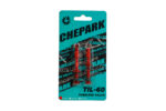 VÁLVULA TUBELESS CHEPARK TIL-60A 45MM ROJO MTB C/REMOVEDOR