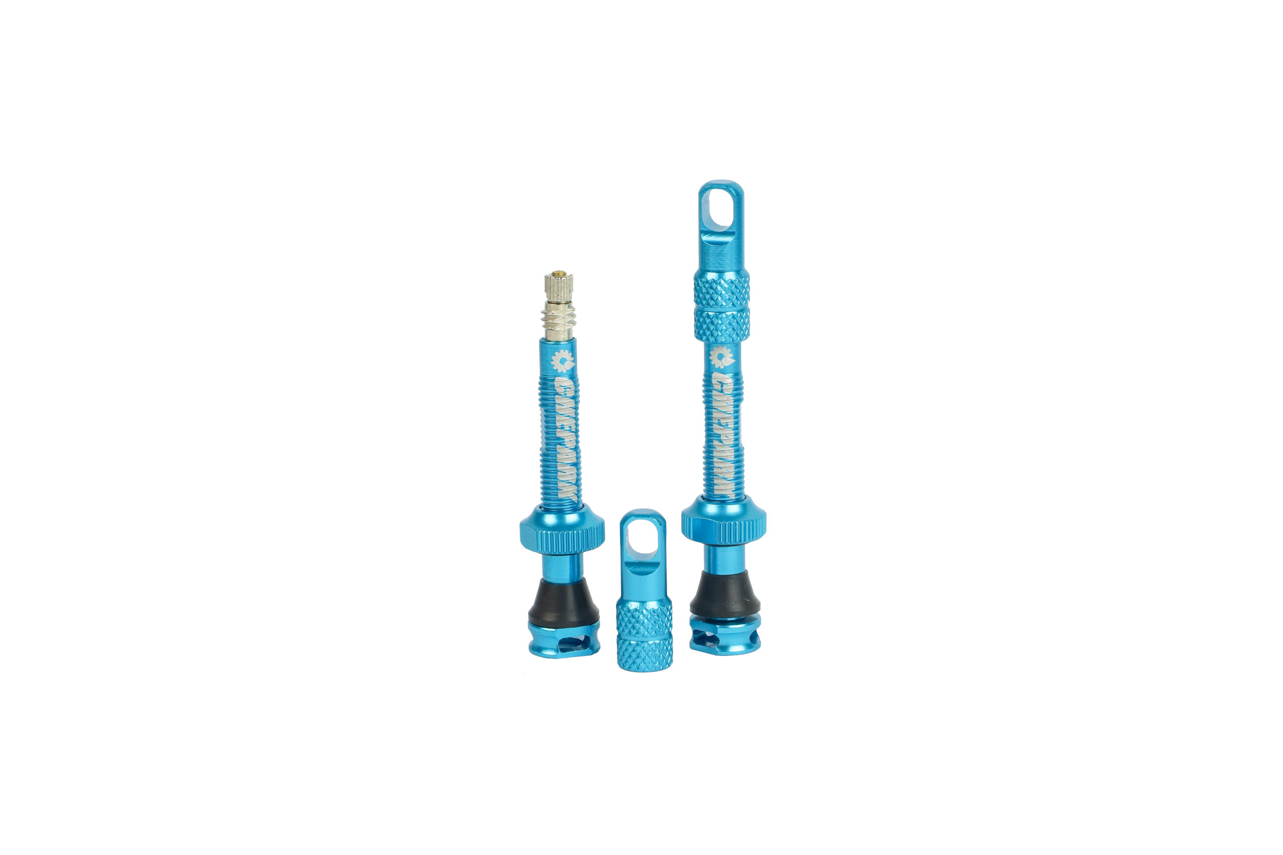 1600029 (2) VÁLVULA TUBELESS CHEPARK TIL-60A 45MM AZUL MTB C/REMOVEDOR - Imagen 2