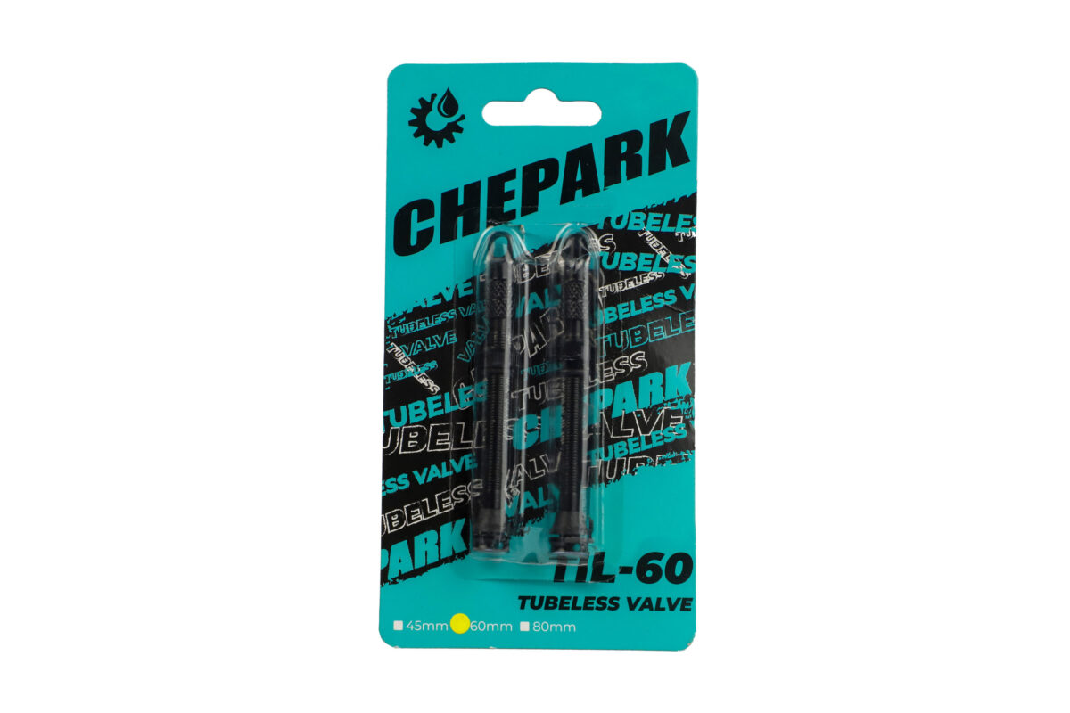 VÁLVULA TUBELESS CHEPARK TIL-60B 60MM NEGRO RUTA C/REMOVEDOR - Imagen 1