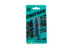 VÁLVULA TUBELESS CHEPARK TIL-60B 60MM AZUL RUTA C/REMOVEDOR