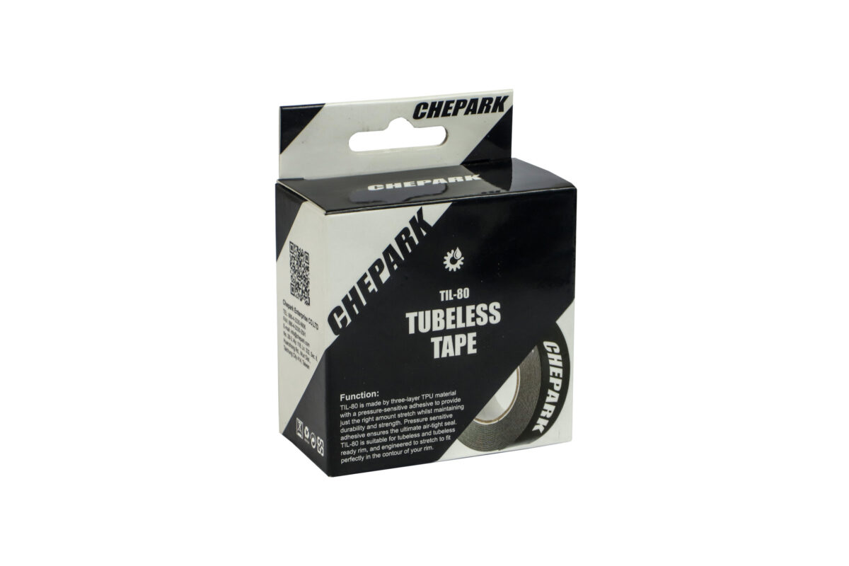 CINTA TUBELESS CHEPARK TIL-80A 25MM X 4.2M NEGRO - Imagen 2