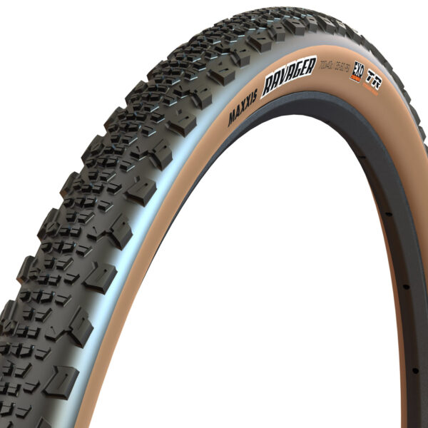 LLANTA MAXXIS GRAVEL RAVAGER 700X40C EXO/TR/TANWALL 60TPI 60PSI MAX E-BIKE COMPTIBLE