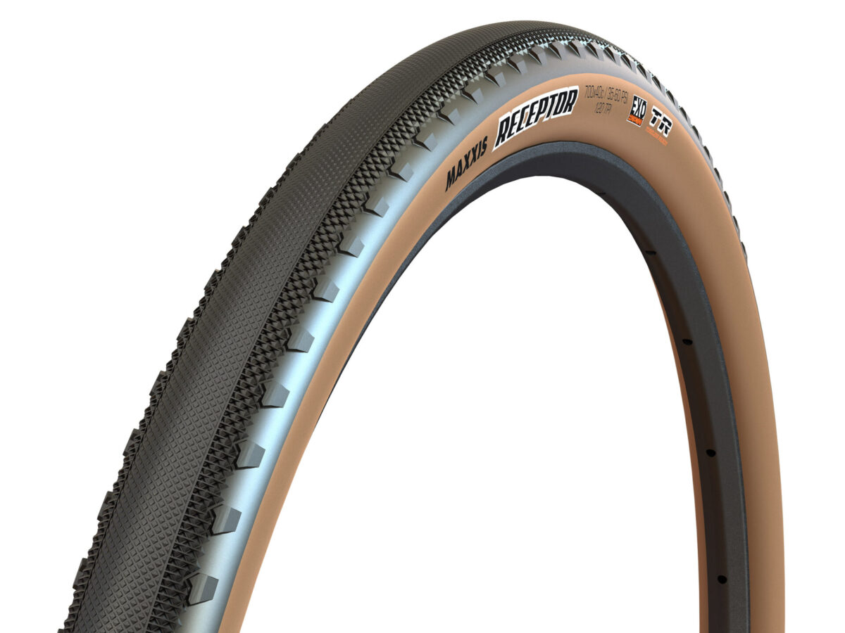 LLANTA MAXXIS GRAVEL RECEPTOR 700X40C EXO/TR/TANWALL 120TPI  60PSI MAX E-BKE COMPATIBLE - Imagen 1
