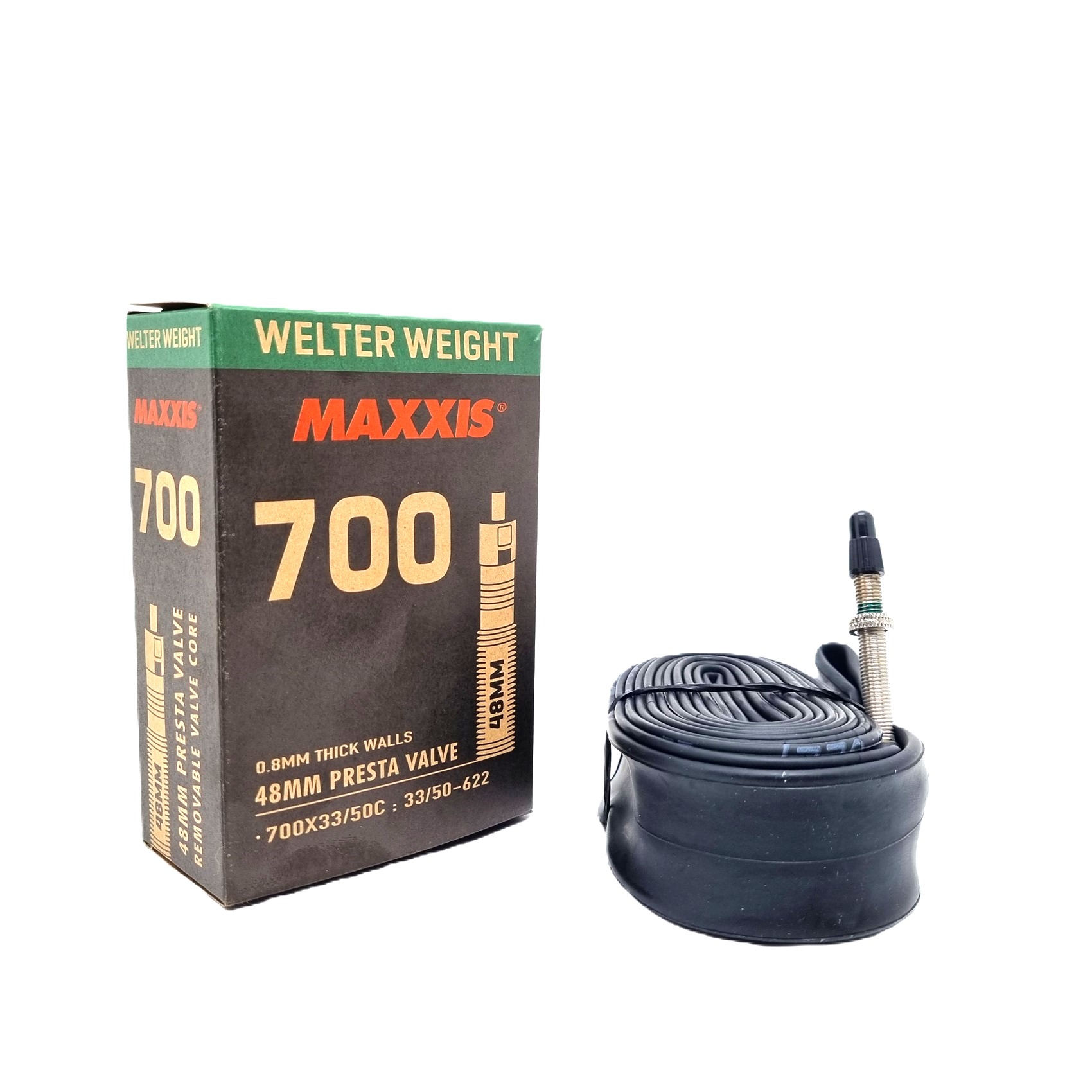 05500701 CAMARA MAXXIS WELTER WEIGHT 700X33/50C LFVSEP 48MM - Imagen 1