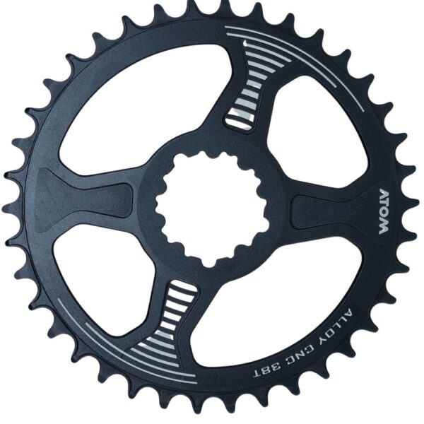 PLATO AS558 40T 12V SRAM NEGRO ANODIZADO