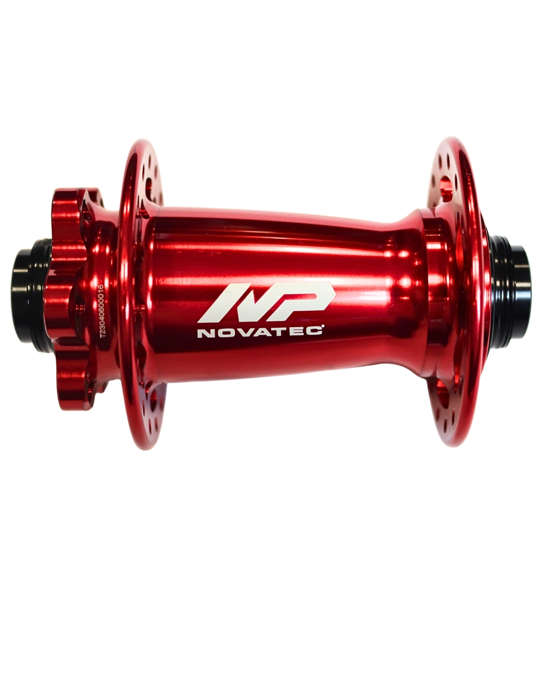 Diseño sin título (57) MASA DELANTERA NOVATEC XD601SB-B15 15X110MM 32H ROJO - Imagen 1